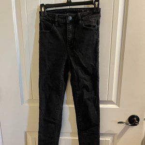 American Eagle Next Level Stretch Black Jeans- size 0
